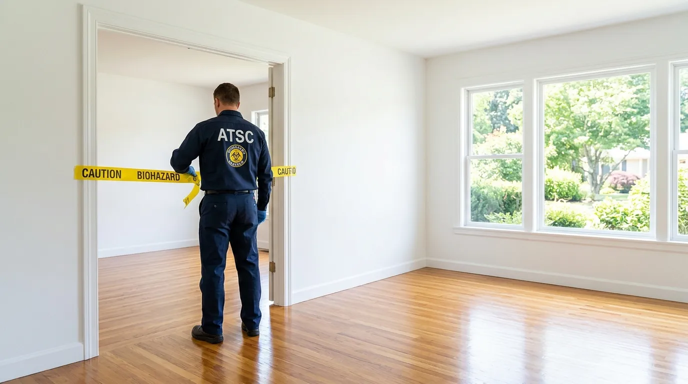 Certified biohazard cleanup crew performing Decomposition Cleanup in Milwaukee